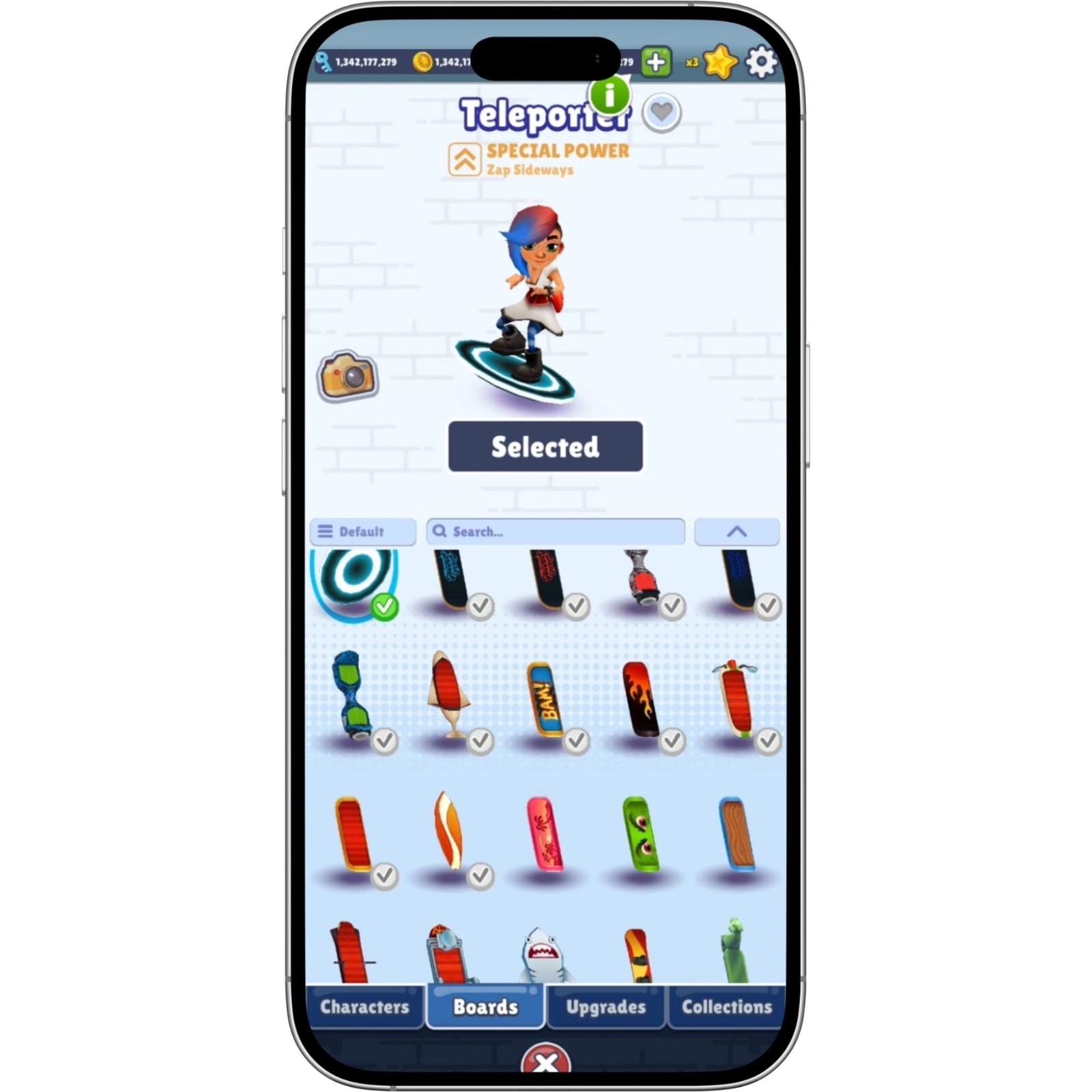 Subway surfers mod apk 2 All hoverboards unlocked